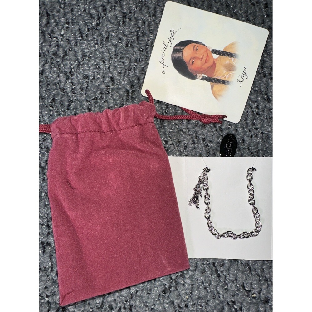 NEW with Tag Hallmark The American Girl Collection KAYA Charm and Bracelet‎ 2002 - Picture 2 of 7